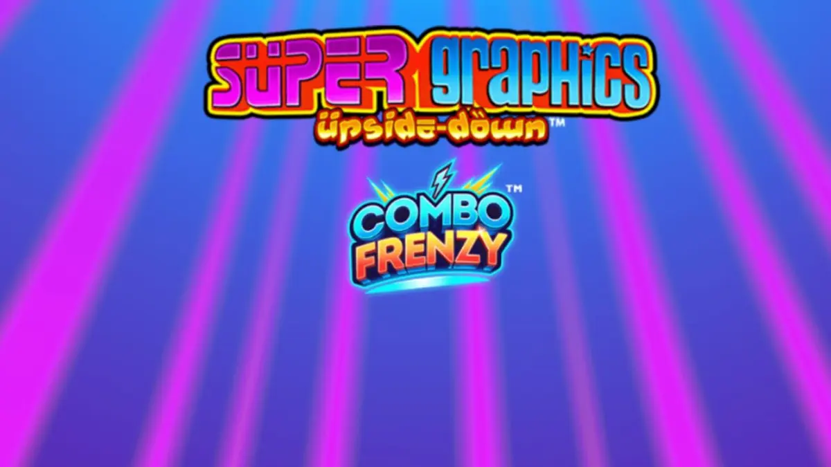 Interface vibrante e colorida do slot Super Graphics Upside Down com gatos da sorte